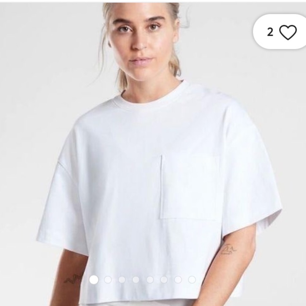 3 PACK Athleta crop athleisure tee